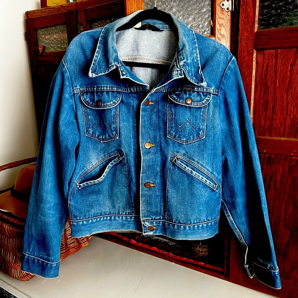 Vintage Wrangler retro denim Jean jacket